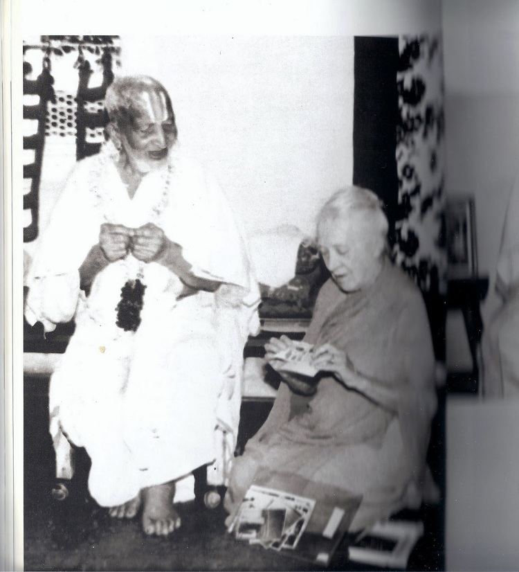 spotkanie Indry Devi z guru